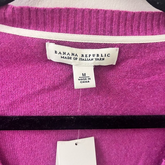 Magenta Banana Republic Cardigan Sweater - Picture 3 of 4
